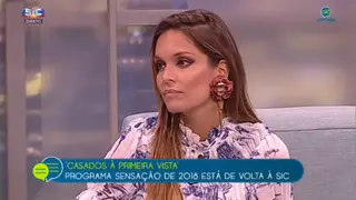As primeiras revelações de Diana Chaves sobre os "Casados à Primeira Vista": "Pode ter havido alguma noite de núpcias assim mais..."