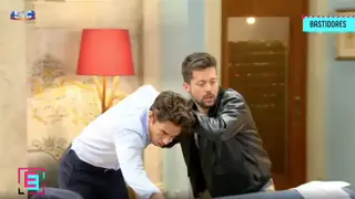 Em 'Nazaré', Duarte e Toni não se entendem e acabaram por perder o controlo...