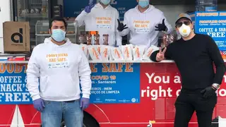 Food Trucks Factory entrega "um mimo" a todos os operacionais que estão na linha da frente no combate ao covid-19