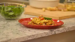 Bacalhau da Noruega com Broa e Puré de Inhame