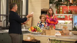 Avó Fernanda ensina a fazer o famoso Salame de Chocolate e Diana Chaves questiona: "Hoje vai revelar o segredo?"