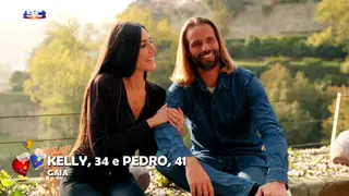 Pedro Guedes e Kelly Baron