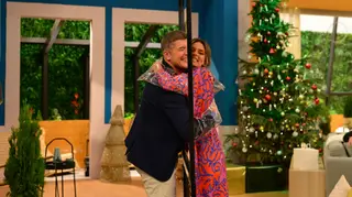 O abraço emotivo de João Baião e Diana Chaves!