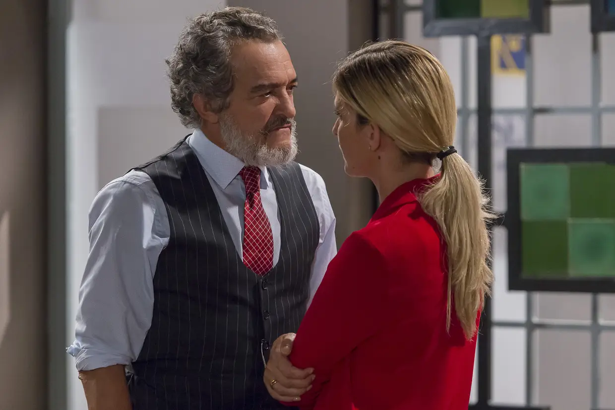 Rogério Samora e Inês Castel-Branco em "Amor Maior" (2016/2017)