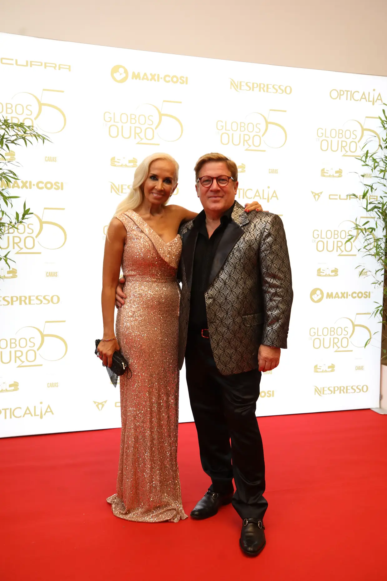 Herman José com Rolanda Costa