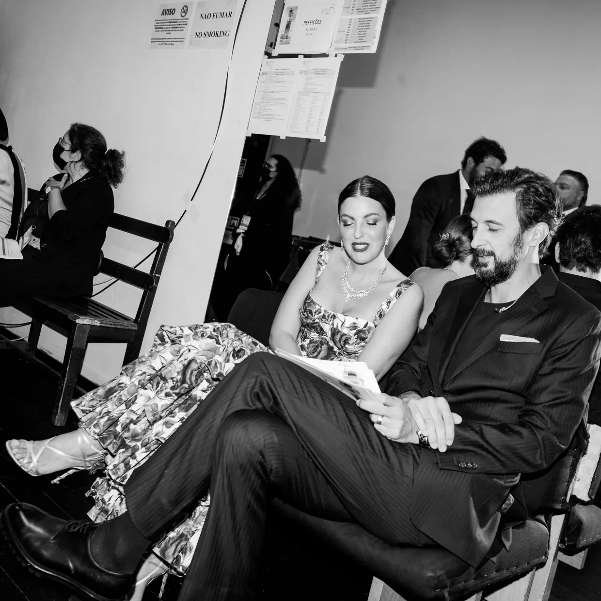 Jessica Athayde e Bruno Nogueira