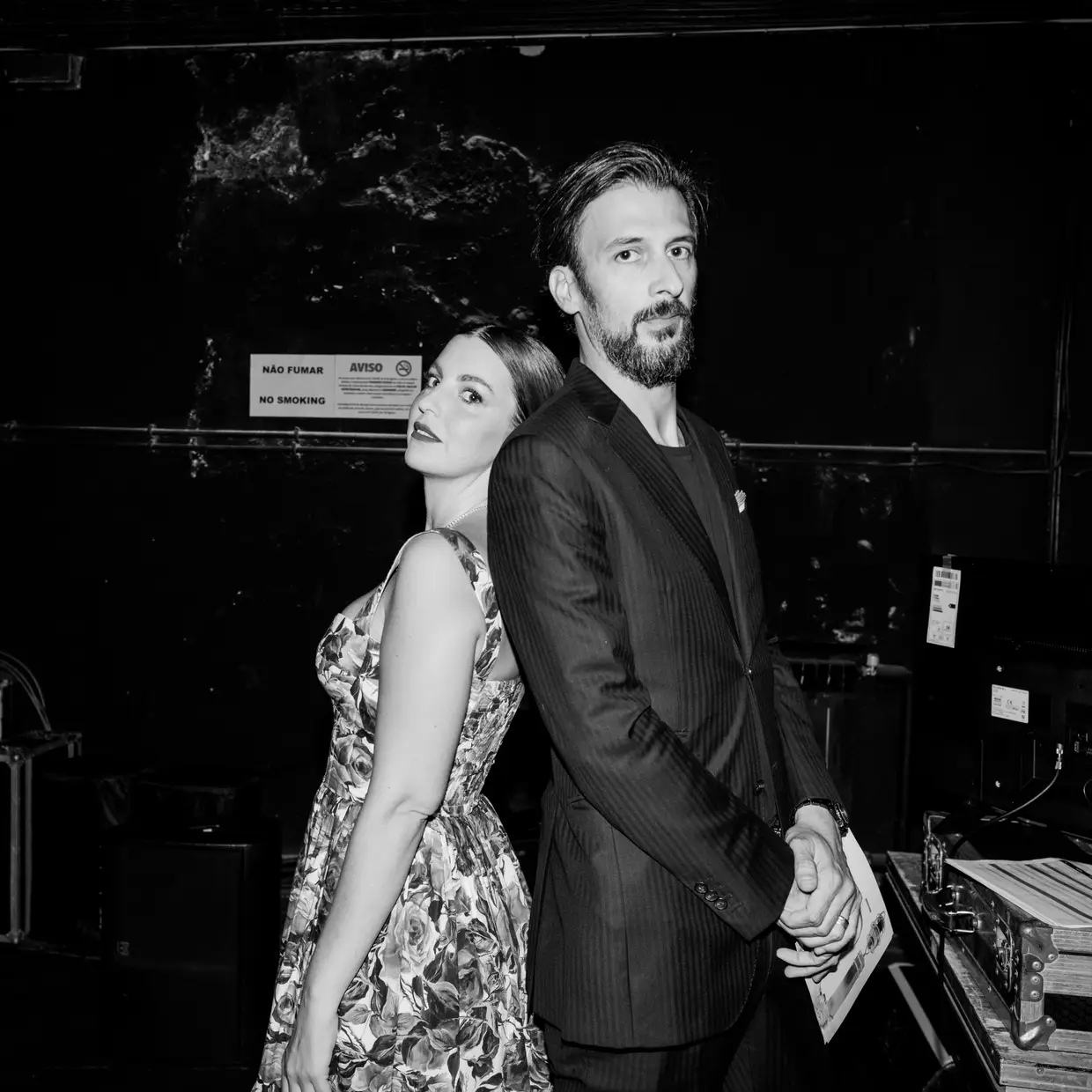 Jessica Athayde e Bruno Nogueira