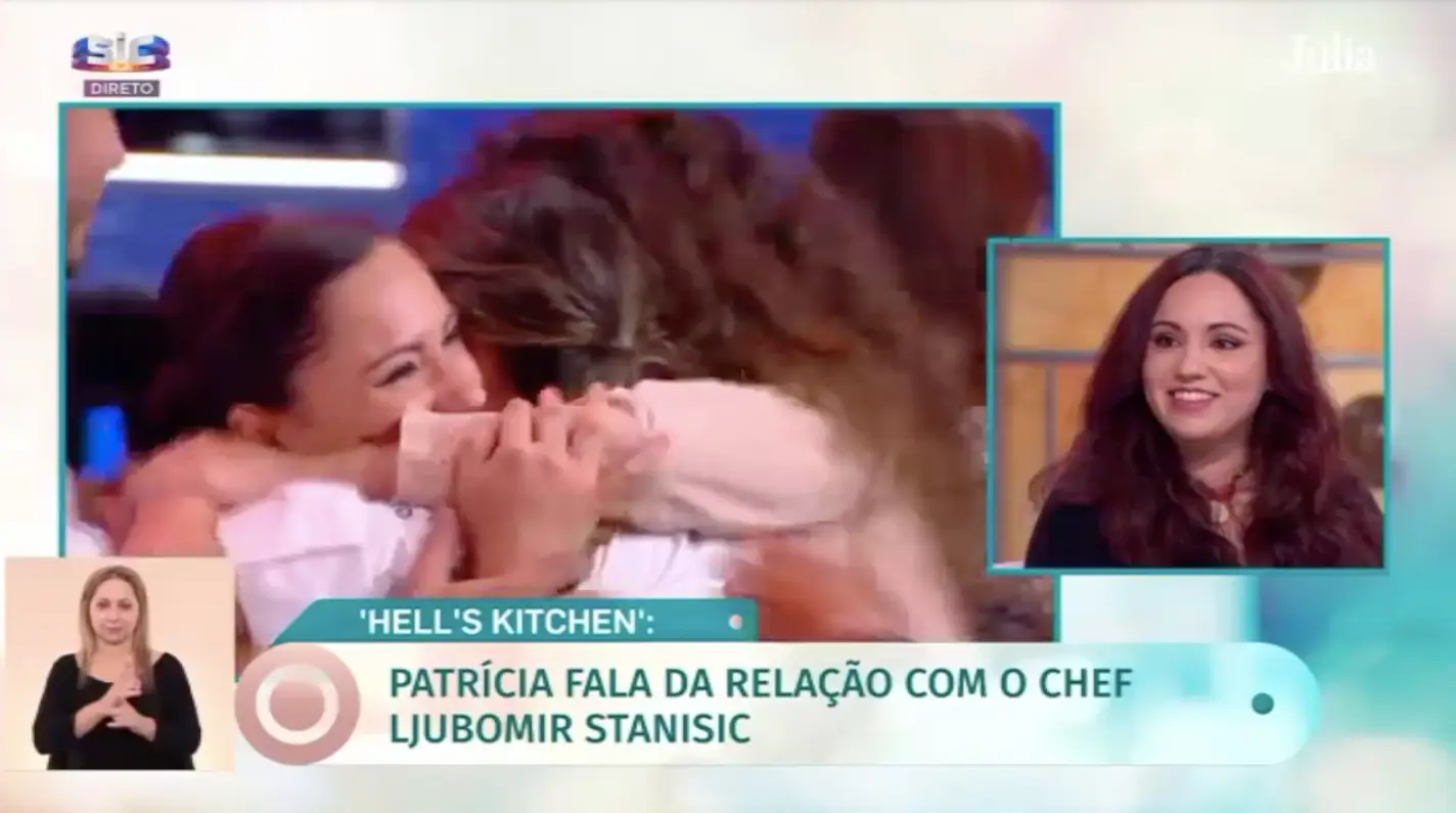 Ljubomir entrega troféu do Hell’s Kitchen a Patrícia: “A voz dele é tão poderosa que eu sentia a sala a abanar”