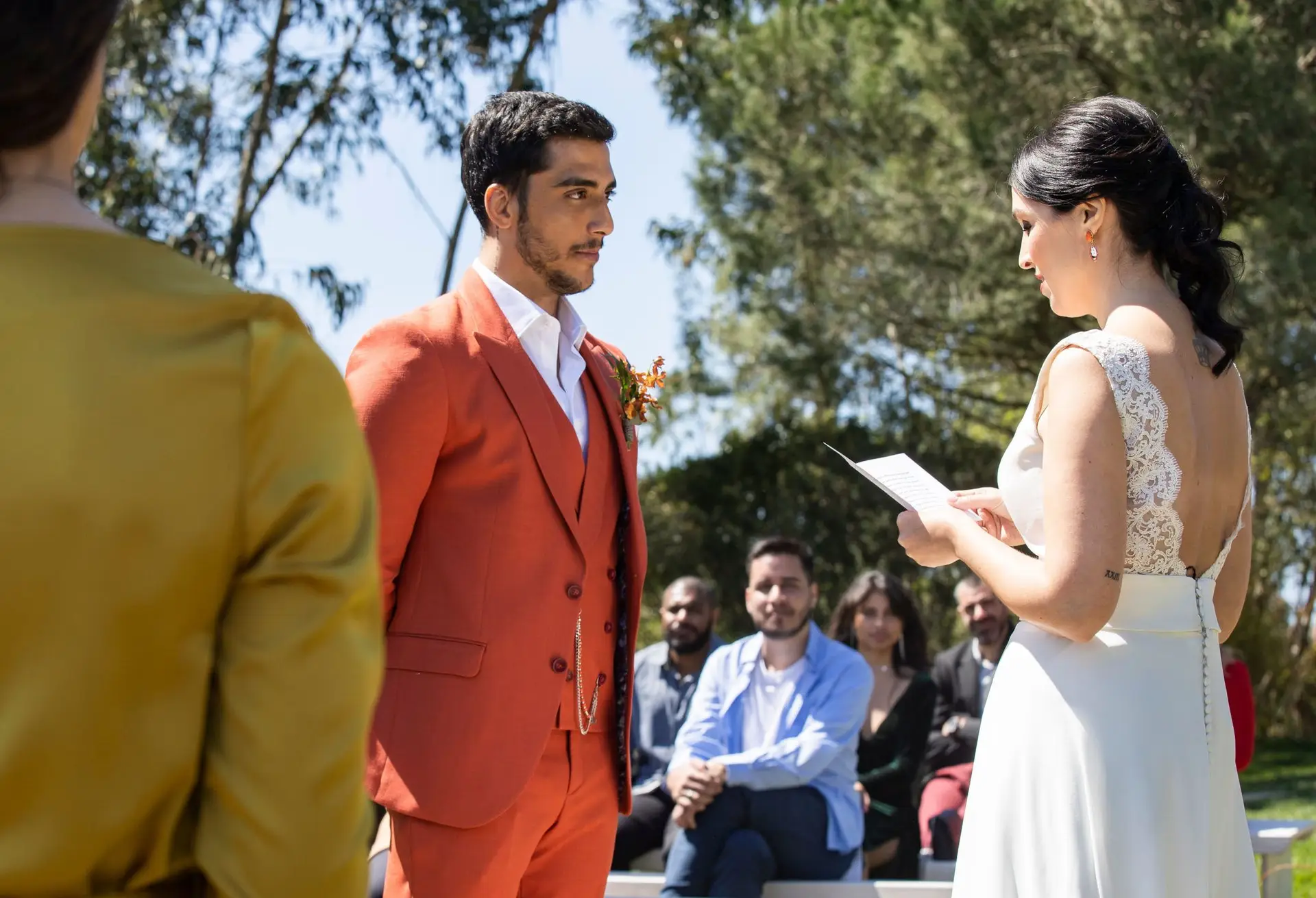 Bruno rasga os votos de casamento depois de trocar alianças com Inês: “Foi de uma coragem incrível”