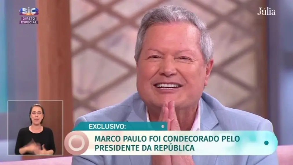 Júlia – 2 de maio – parte 2 – Marco Paulo condecorado pelo Presidente Marcelo Rebelo de Sousa