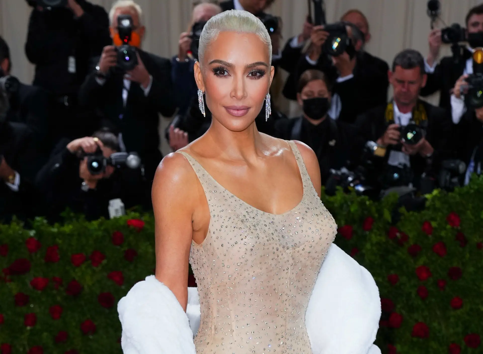 NEW YORK, NEW YORK – MAY 02: Kim Kardashian attends The 2022 Met Gala Celebrating “In America: An Anthology of Fashion” at The Metropolitan Museum of Art on May 02, 2022 in New York City. (Photo by Gotham/Getty Images)