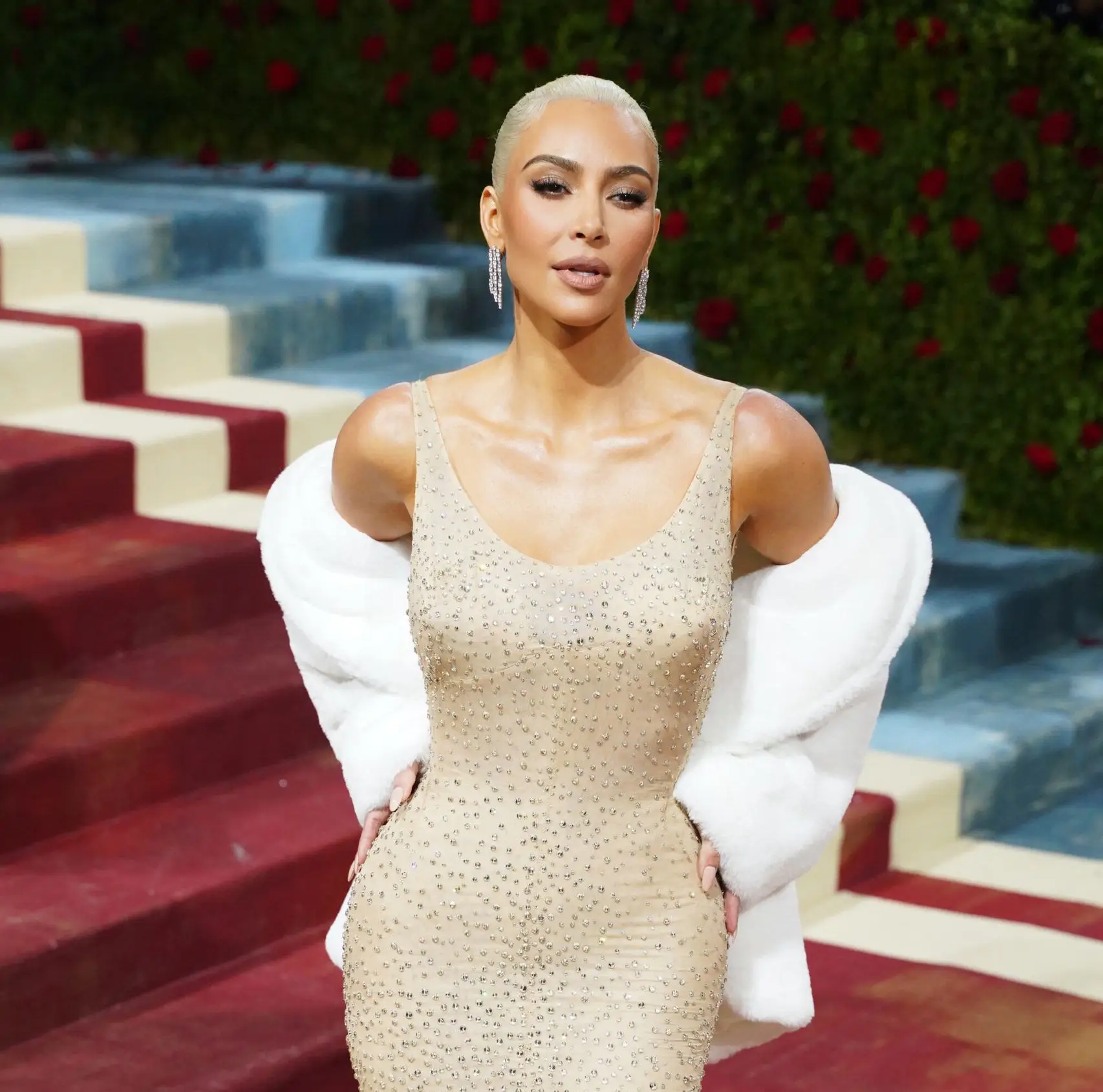 NEW YORK, NEW YORK – MAY 02: Kim Kardashian attends the 2022 Costume Institute Benefit celebrating In America: An Anthology of Fashion at Metropolitan Museum of Art on May 02, 2022 in New York City. (Photo by Sean Zanni/Patrick McMullan via Getty Images)