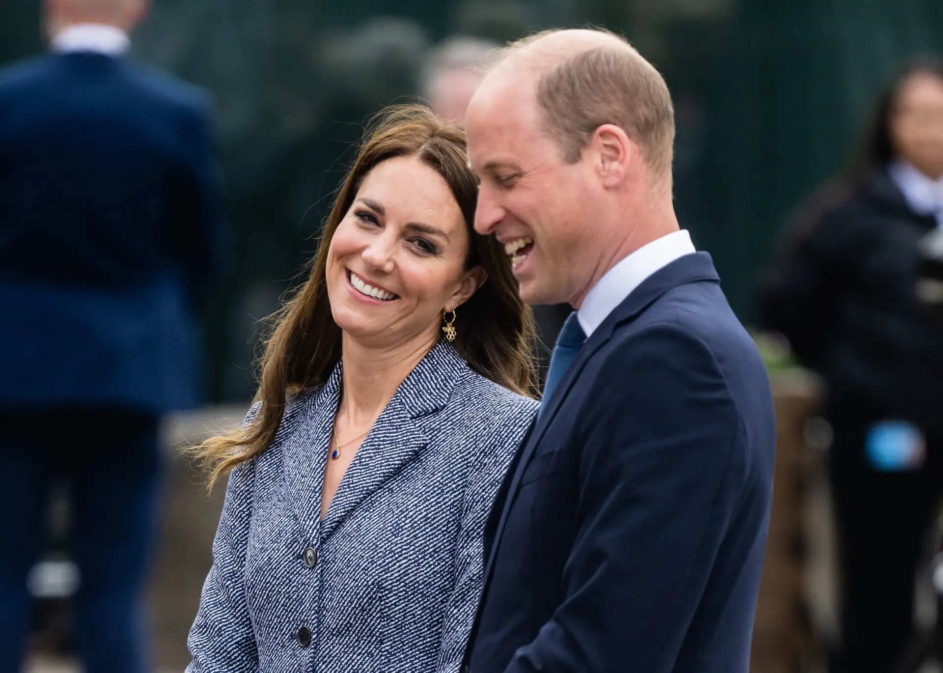 MANCHESTER, ENGLAND – MAY 10: Prince William, Duke of Cambridge and Catherine, Duchess of Cambridge attend the official opening ofThe Glade Of Light Memorial at Manchester Arena on May 10, 2022 in Manchester, England. The Glade of Light Memorial commemorates the victims of the terrorist attack that took place after an Ariana Grande concert at Manchester Arena on May 22, 2017. (Photo by Samir Hussein/WireImage)