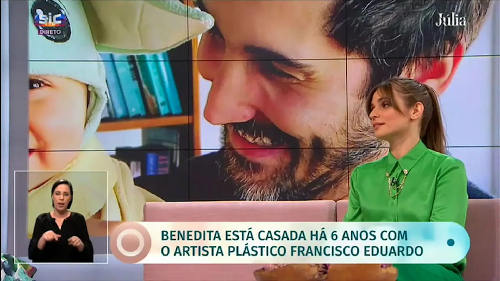Benedita recorda casamento: “Nem os meus pais sabiam, foi de um dia para o outro”