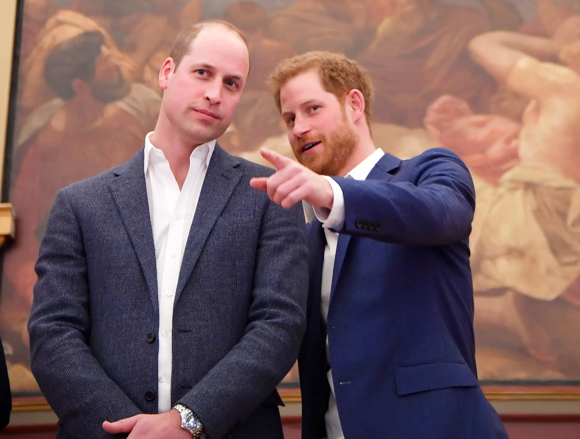 LONDON, ENGLAND – APRIL 26: Prince William, Duke of Cambridge and Prince Harry attend the opening of the Greenhouse Sports Centre on April 26, 2018 in London, United Kingdom. (Photo by Toby Melville – WPA Pool/Getty Images)