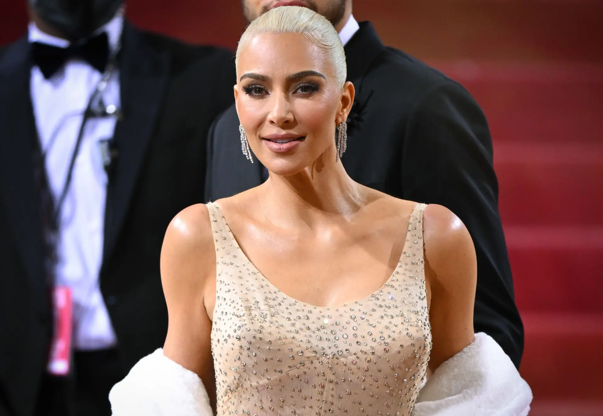 NEW YORK, NEW YORK – MAY 02: Kim Kardashian arrives to the 2022 Met Gala Celebrating “In America: An Anthology of Fashion” at Metropolitan Museum of Art on May 02, 2022 in New York City. (Photo by James Devaney/GC Images)