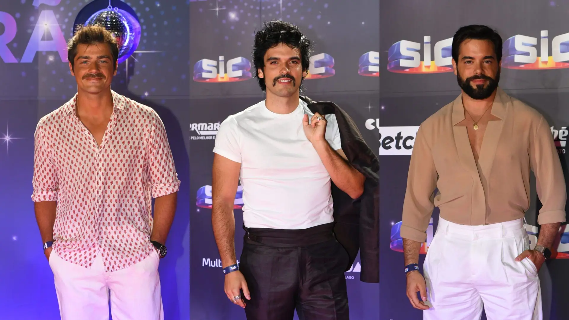 Elas arrasaram, mas eles também não ficaram atrás! Eis os looks masculinos da Festa de Verão da SIC