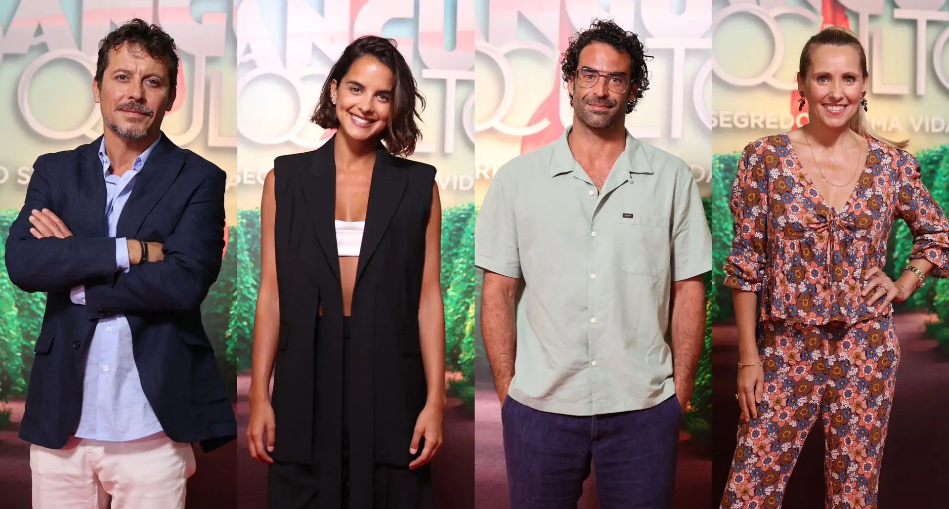 ‘Sangue Oculto’: Os ‘looks’ descontraídos dos atores em noite de estreia