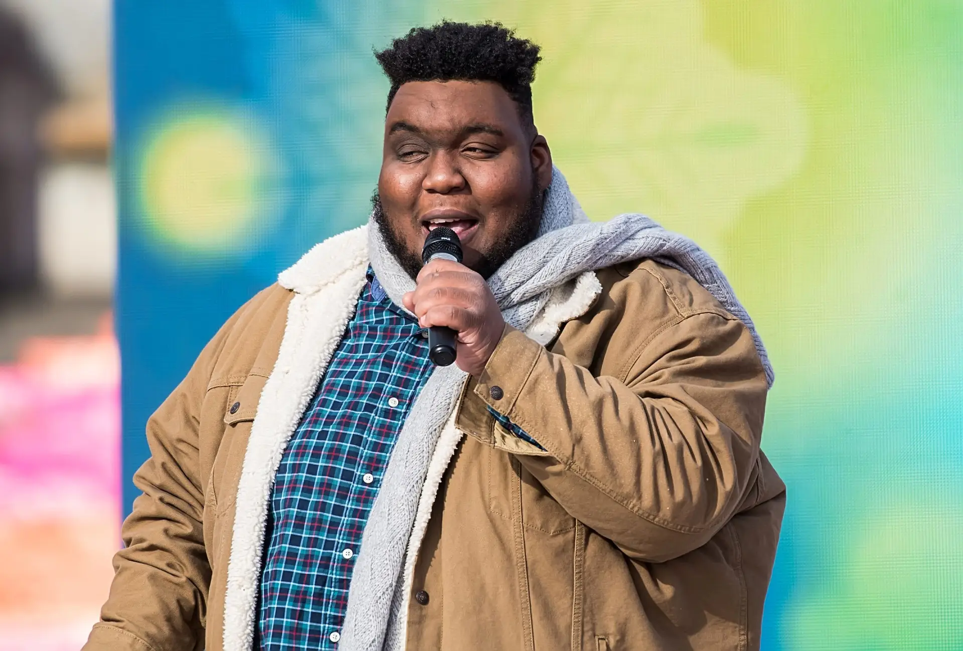 PHILADELPHIA, PENNSYLVANIA – NOVEMBER 25: Singer Willie Spence is seen during the 102nd 6abc Dunkin’ Donuts Thanksgiving Day Parade on November 25, 2021 in Philadelphia, Pennsylvania. (Photo by Gilbert Carrasquillo/GC Images)