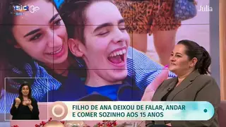 Filho de Ana sofreu uma paragem cardiorrespiratória aos 15 anos: "Apareceu um batimento e o meu filho agarrou-se a ele"