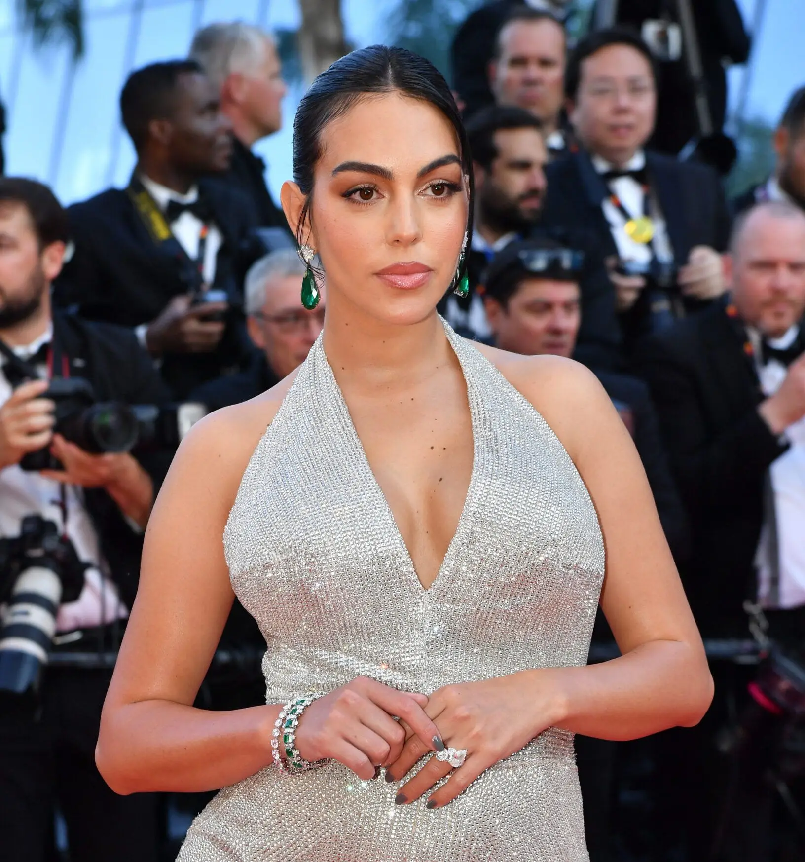CANNES, FRANCE – MAY 25: Georgina Rodríguez attends the screening of “Elvis” during the 75th annual Cannes film festival at Palais des Festivals on May 25, 2022 in Cannes, France. (Photo by Dominique Charriau/WireImage)