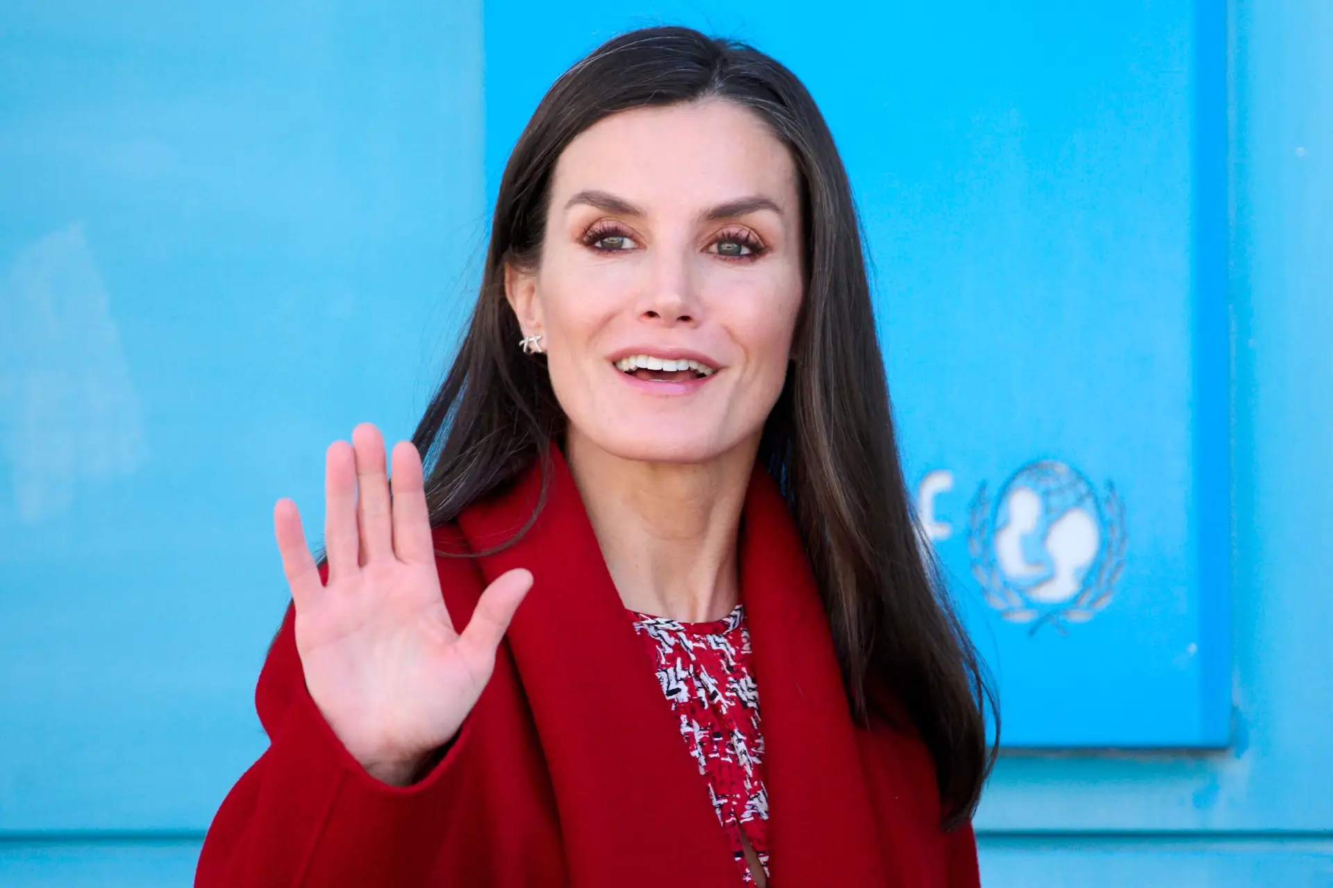 MADRID, SPAIN – MARCH 03: Queen Letizia of Spain attends a meeting at the UNICEF headquarters on March 03, 2023 in Madrid, Spain. (Photo by Carlos Alvarez/Getty Images)