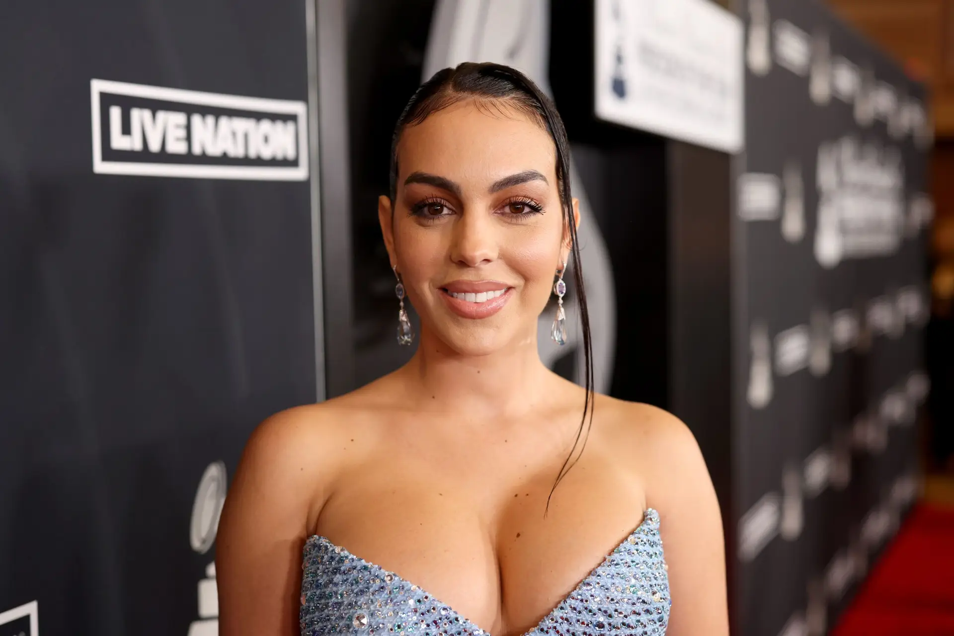 LAS VEGAS, NEVADA – NOVEMBER 16: Georgina Rodríguez attends the 2022 Latin Recording Academy Person of the Year Honoring Marco Antonio Solís at the Mandalay Bay Convention Center on November 16, 2022 in Las Vegas, Nevada. (Photo by Rodrigo Varela/Getty Images for The Latin Recording Academy)
