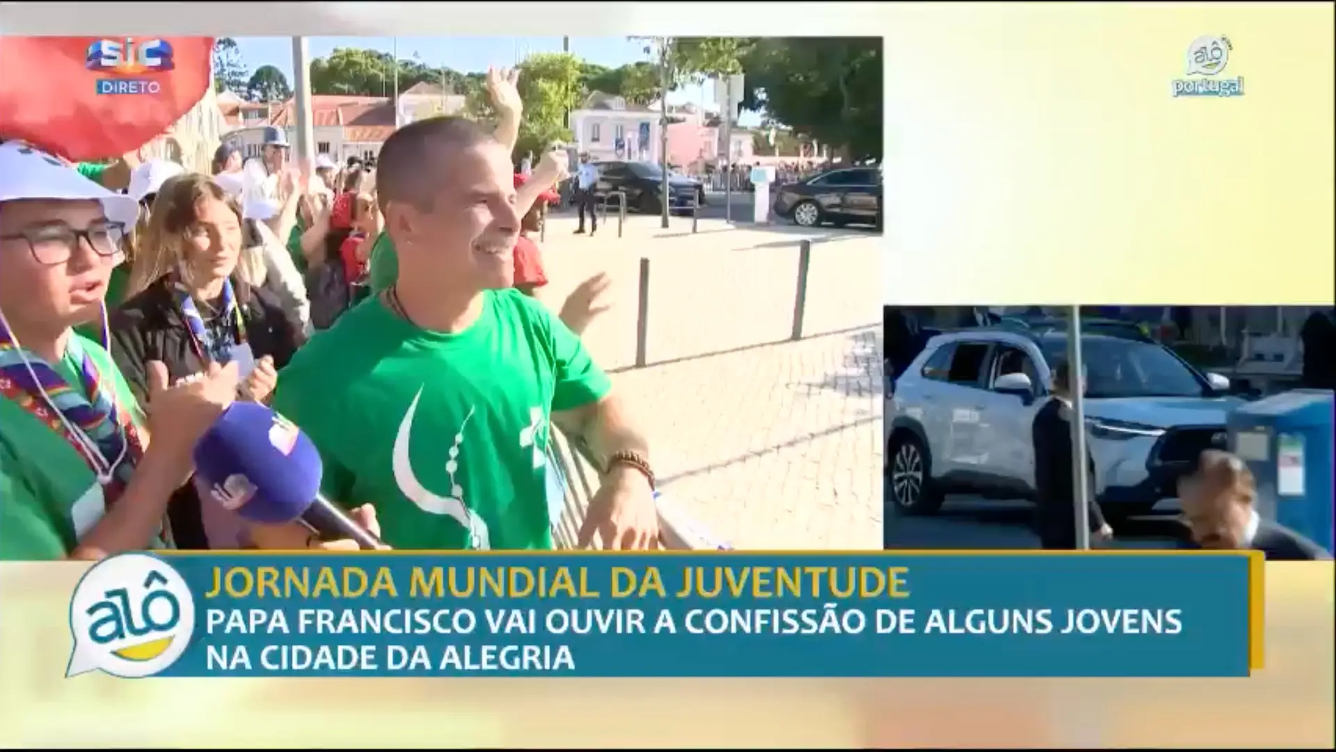 O que será que Miguel Costa gostaria de dizer a Papa Francisco?: “Gostava de…”