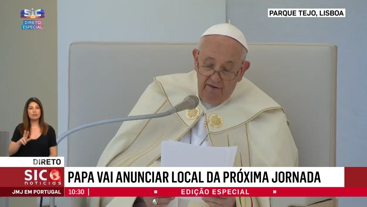 Última hora! Papa Francisco dá a conhecer o país onde irá decorrer a próxima Jornada Mundial da Juventude