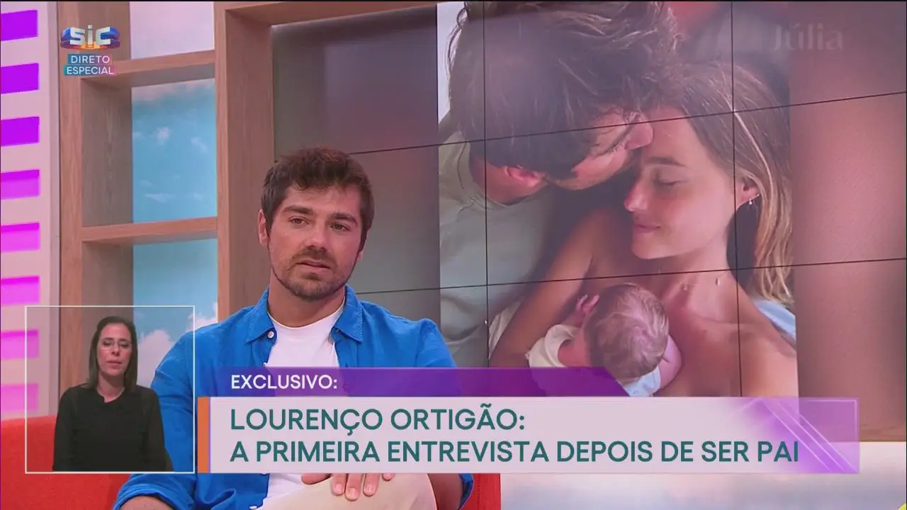Lourenço Ortigão esteve presente no nascimento do filho: “A Kelly surpreendeu-me”