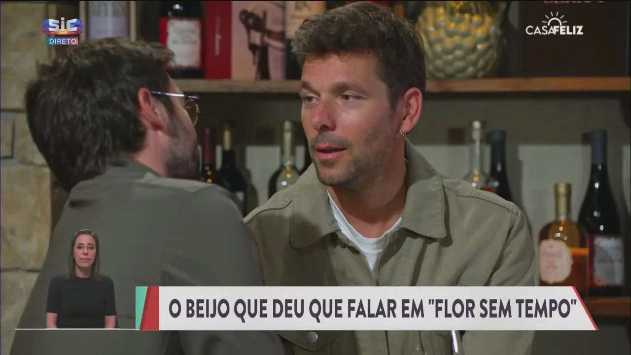 “Eu sabia que ia criar polémica!”— Beijo entre Jorge Corrula e Diogo Valsassina gerou várias opiniões nas redes sociais