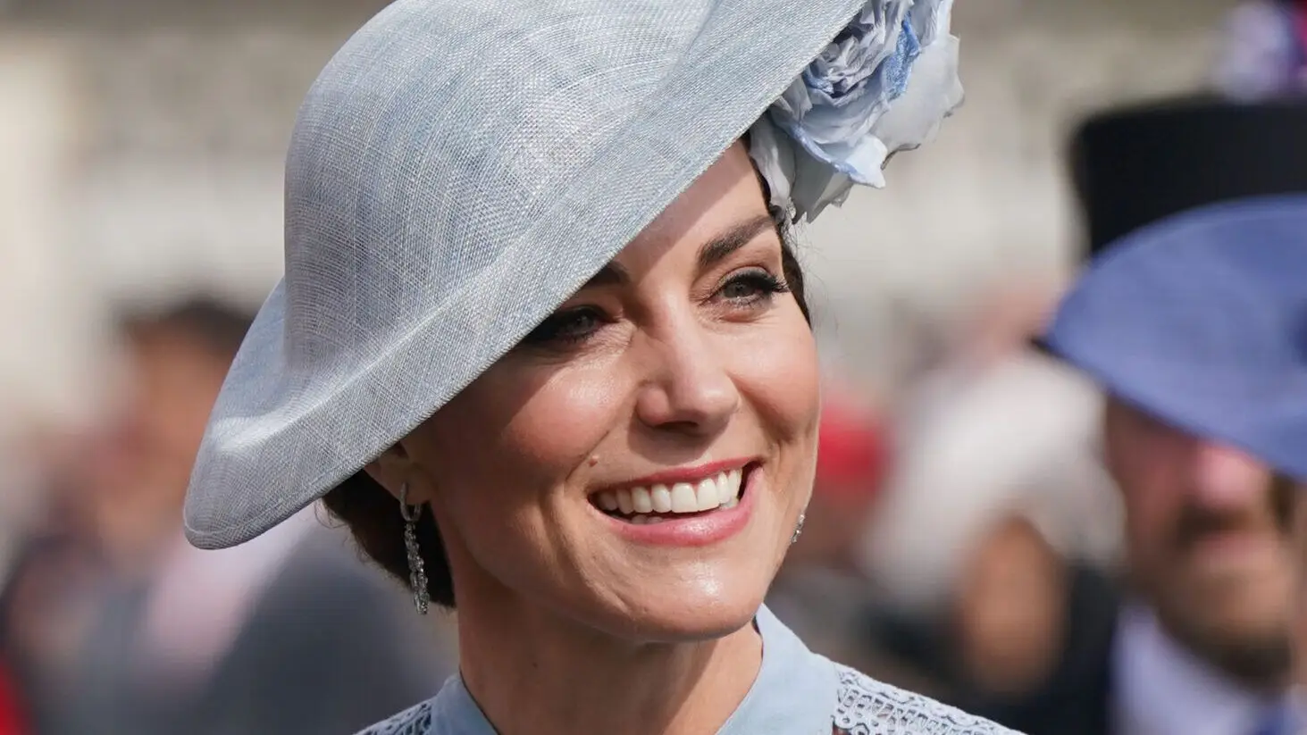 LONDON, ENGLAND – MAY 09: Catherine, Princess of Wales attends King Charles III’s Coronation Garden Party at Buckingham Palace on May 9, 2023 in London, England. (Photo by Jonathan Brady – WPA Pool/Getty Images)