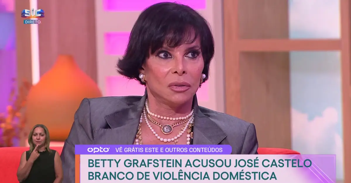 “Ela diz a todos os amigos que eu a quis matar” — José Castelo Branco reage, em choque, a novas acusações de Betty