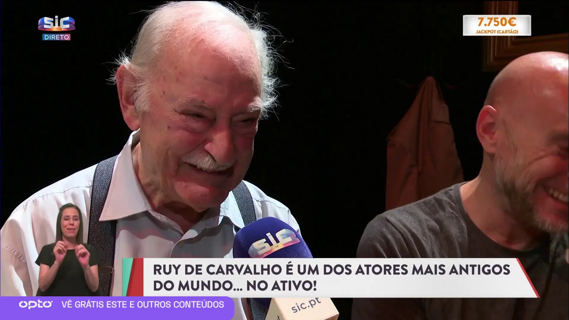Ruy de Carvalho é o ator mais velho do mundo em palco: “Não vale a pena pensar na morte. Só penso na vida, a vida é trabalhar”