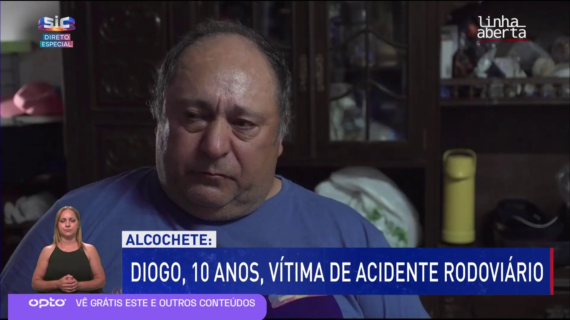 Tragédia! Família colhida na berma da estrada resulta em morte de criança de 10 anos: “Pensei sempre que se ia desviar”