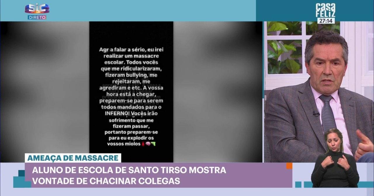 Aluno de 16 anos ameaça massacre: "Preparem-se para serem todos mandados para o inferno"