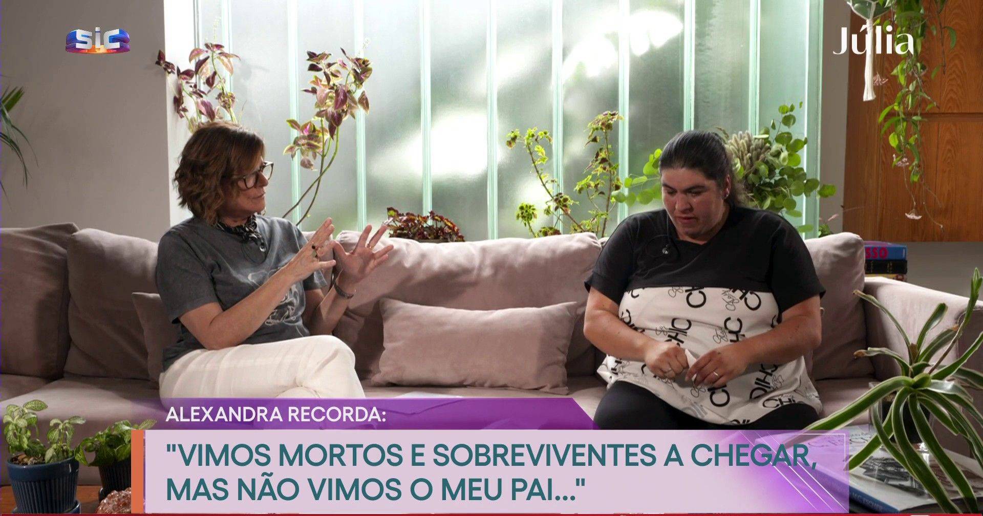 Alexandra recorda dia da morte do pai, num naufrágio, há 1 ano: 