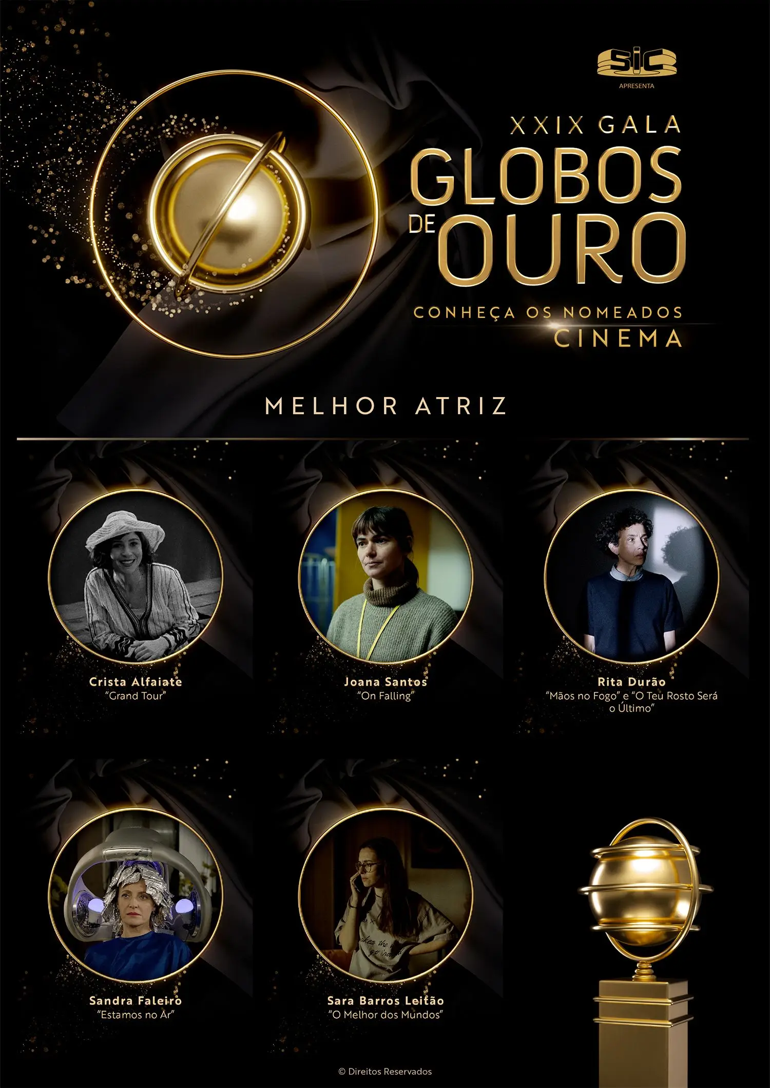 Globos de Ouro: conheça todos os nomeados