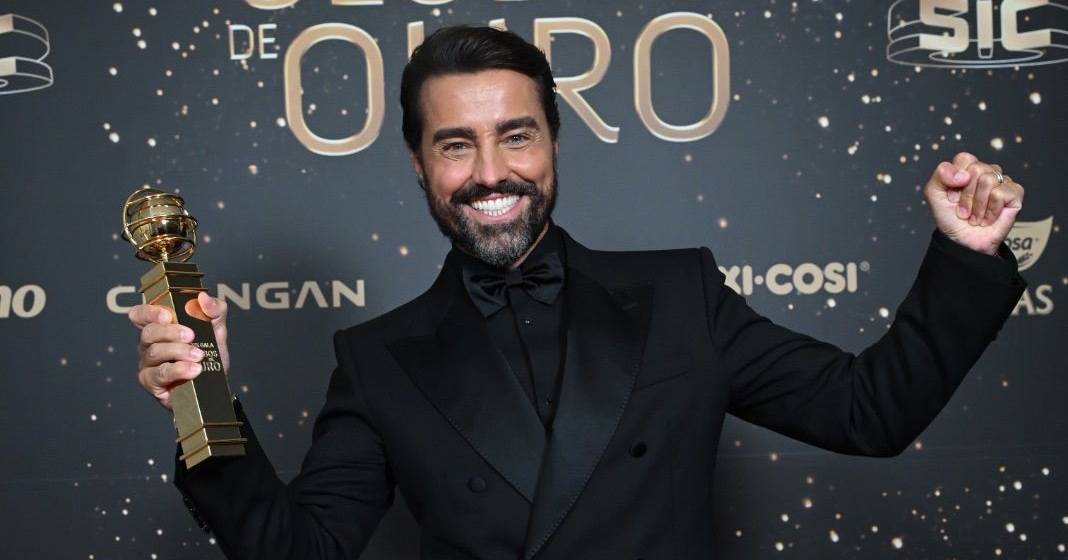 Ricardo Pereira volta a receber o Globo de Ouro: "Estará lá, ao lado do outro! Venham mais"