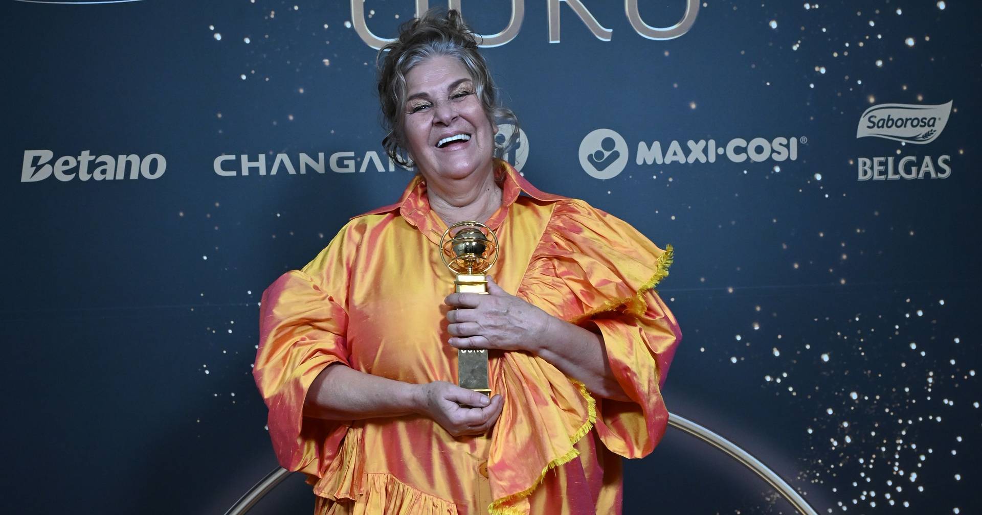 Lena d’Água conquistou o Globo de Ouro de Melhor Intérprete na categoria de Música: "Quero voltar aqui para cantar!"