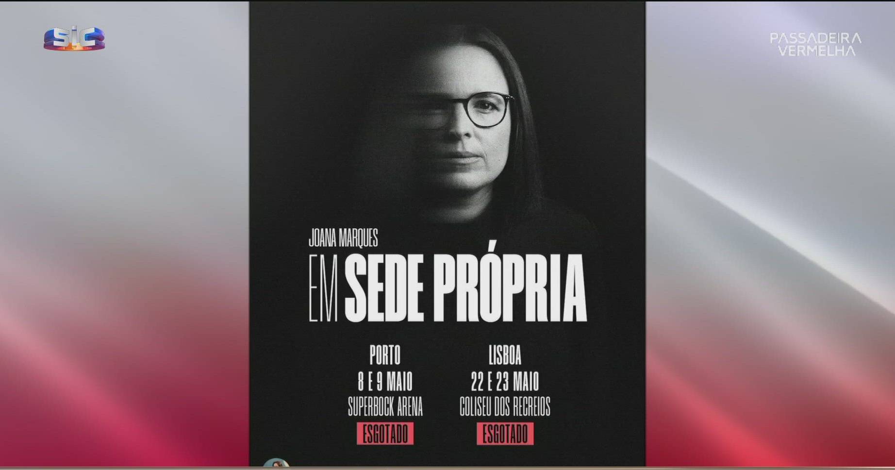 Joana Marques Quebra Tudo! Espetáculo 'Sede Própria' Esgota em Tempo Recorde!