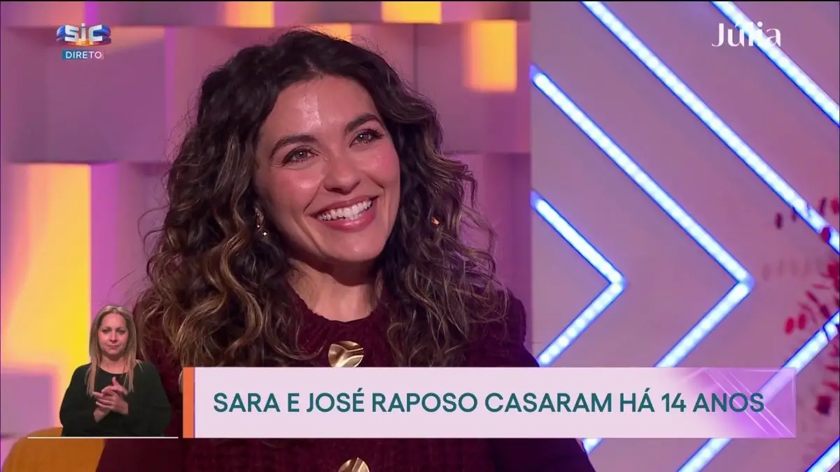 Sara Barradas e o início da relação com José Raposo — 
