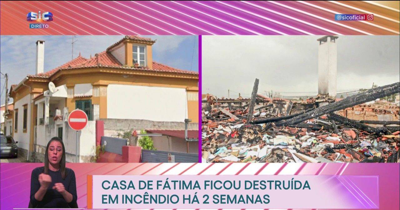 Após incêndio, Fátima recusa baixar os braços: “Eu vou acabar os meus ...