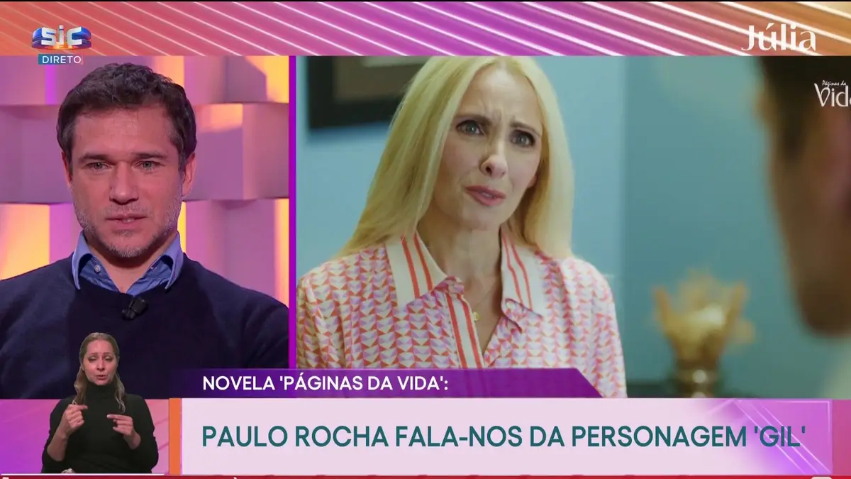 Paulo Rocha sobre a sua personagem em 'Páginas da Vida': 
