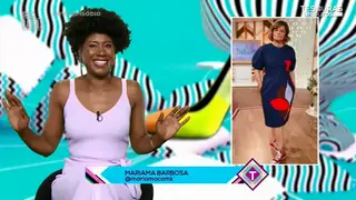 "Tia Júlia, você anda muito moderna! Vestido e Converse? Pow!"