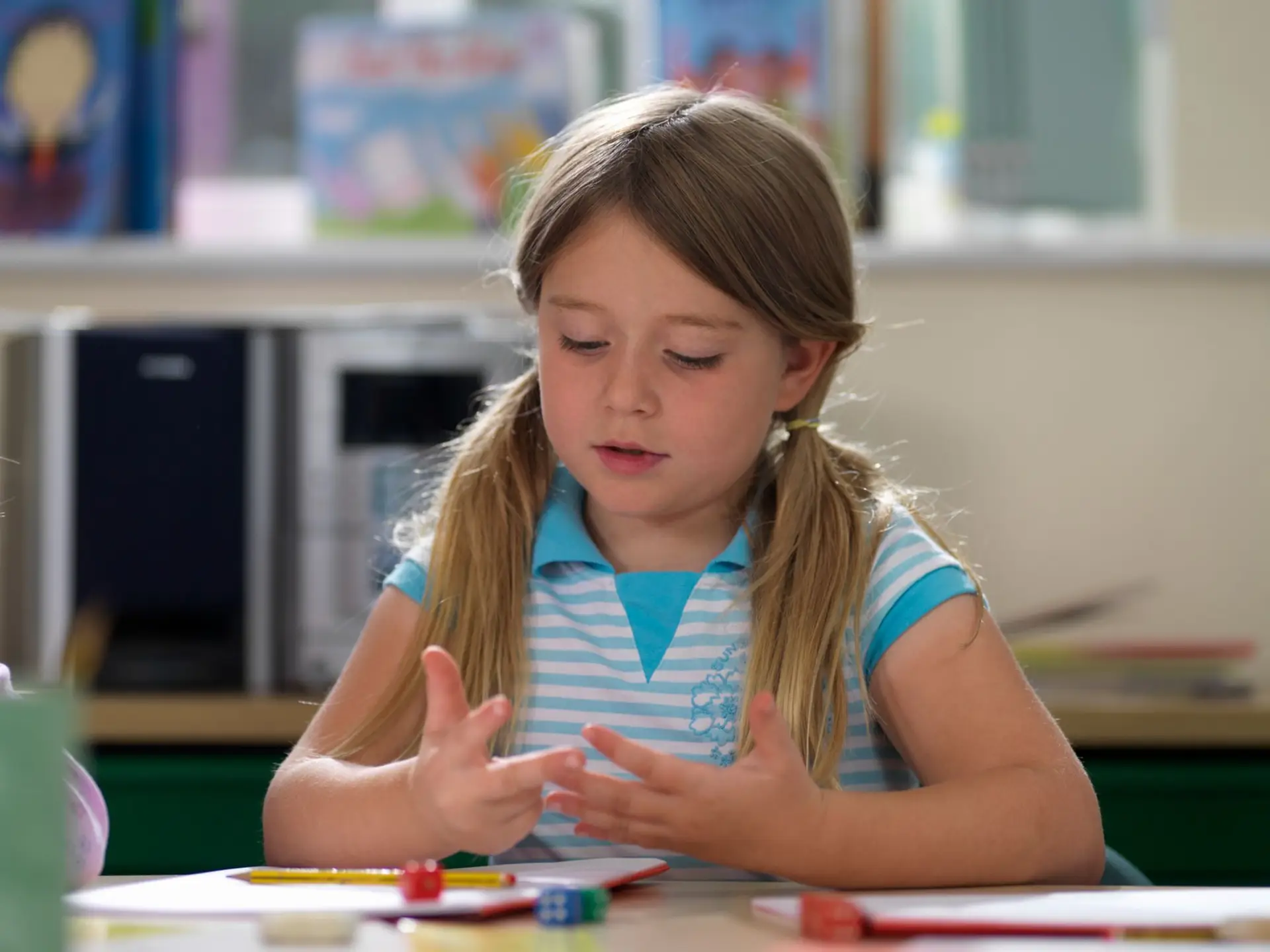 Afinal contar pelos dedos não é mau