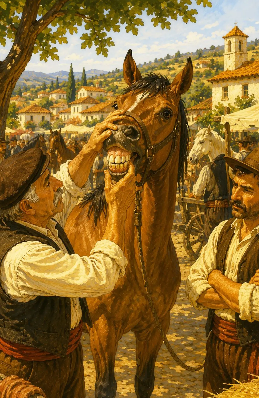 A cavalo dado não se olha os dentes