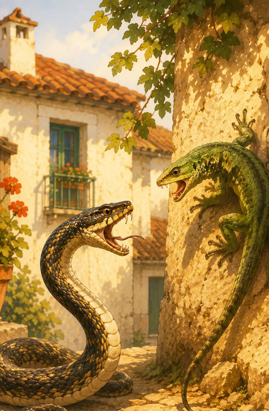 Dizer cobras e lagartos