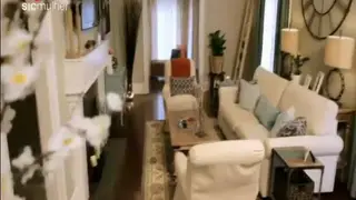 Uma sala de jantar, de estar e uma cozinha num espaço amplo!