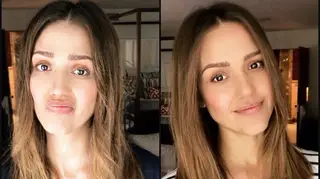 Jessica Alba mudou de visual e mostrou todo o processo em vídeo